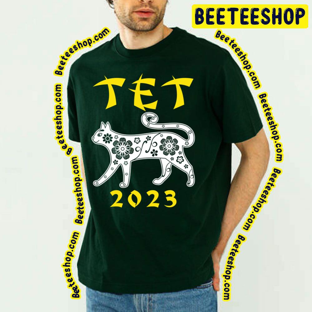 Tet 2023 Year Of The Cat Vietnamese Lunar New Year Trending Unisex T-Shirt Tet 2023 Year Of The Cat Vietnamese Lunar New Year Trending Unisex T-Shirt