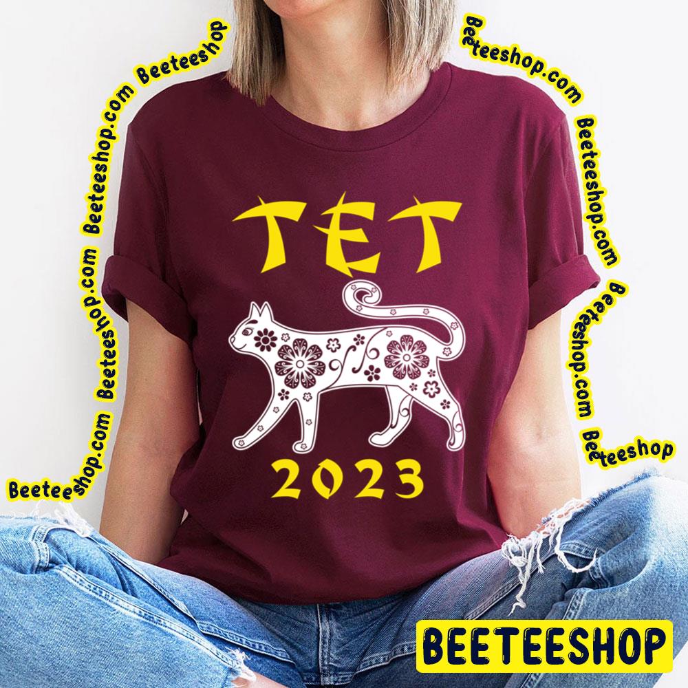 Tet 2023 Year Of The Cat Vietnamese Lunar New Year Trending Unisex T-Shirt Tet 2023 Year Of The Cat Vietnamese Lunar New Year Trending Unisex T-Shirt