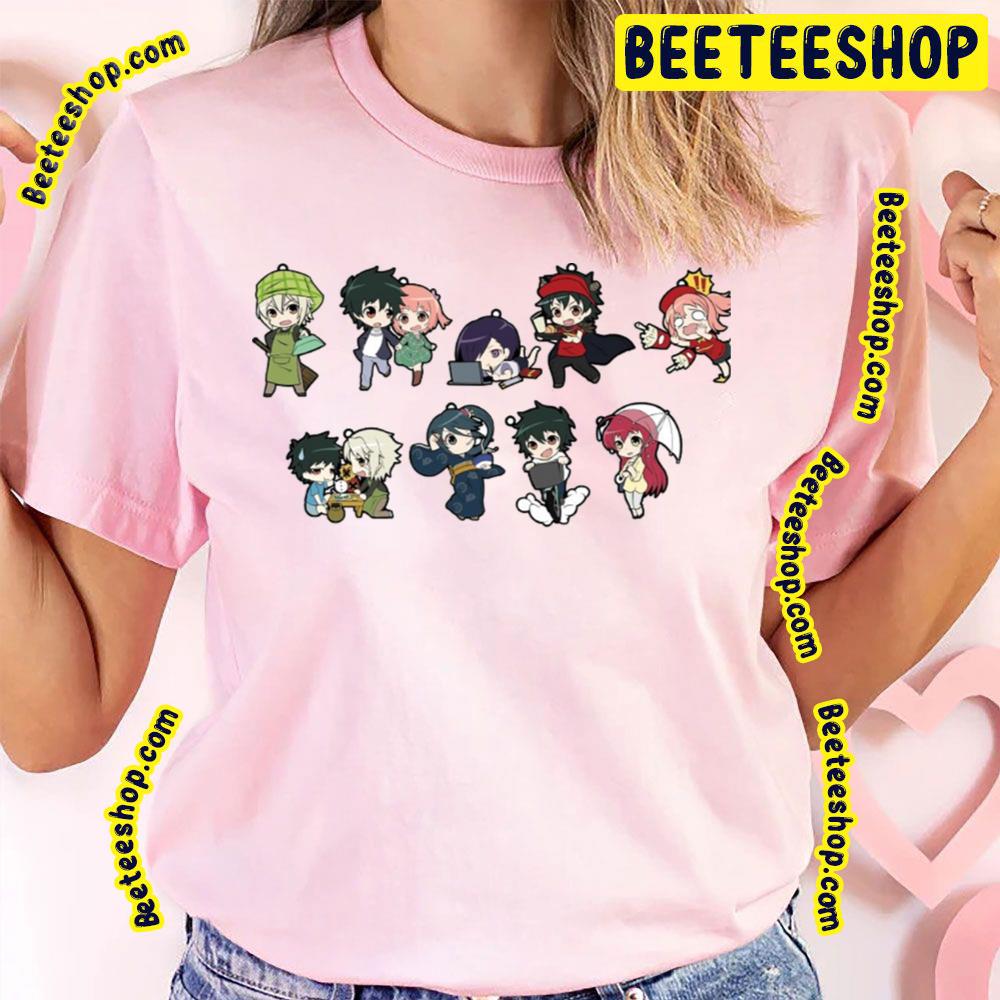 The Devil Is A Part Timer Chibi Characters Trending Unisex T-Shirt The Devil Is A Part Timer Chibi Characters Trending Unisex T-Shirt