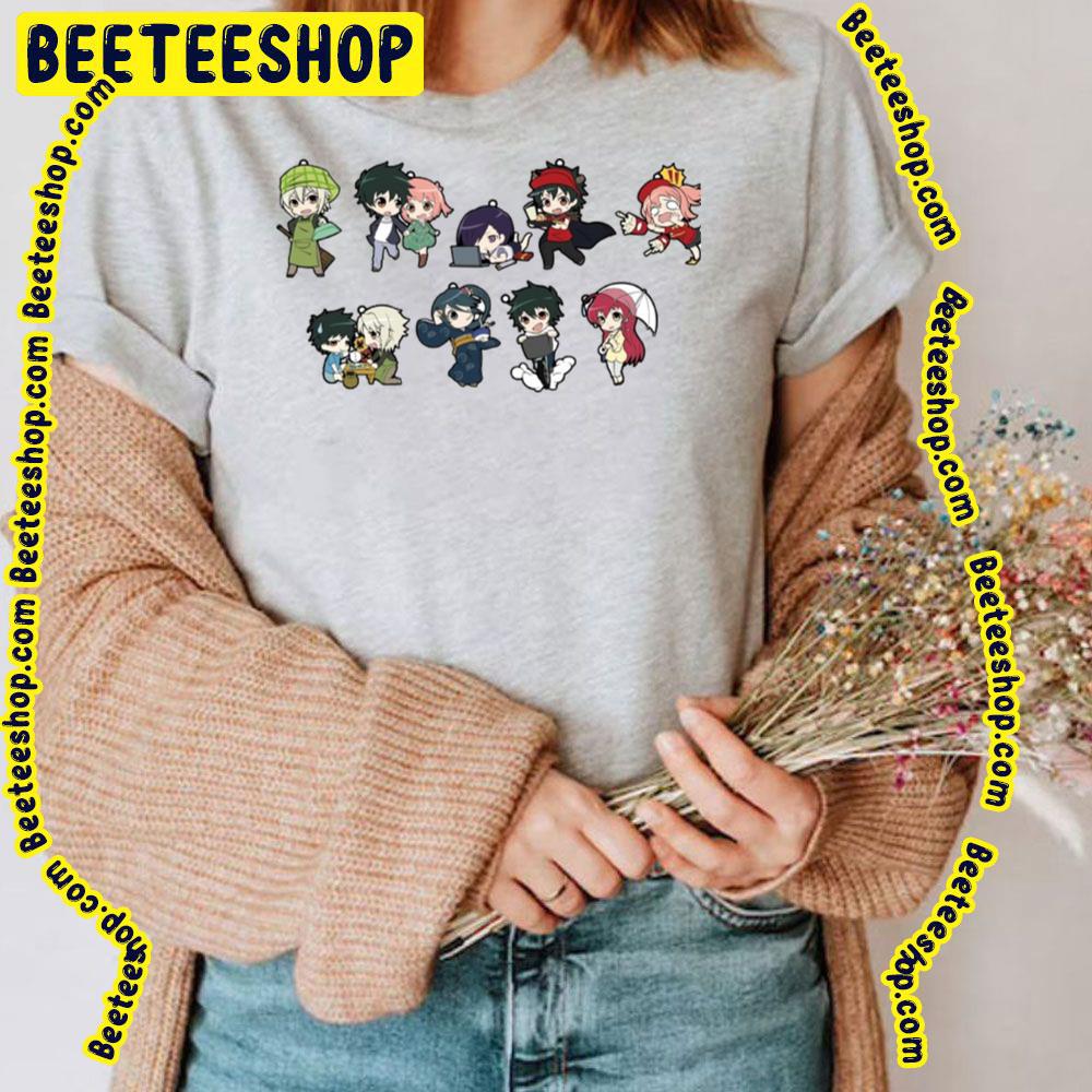 The Devil Is A Part Timer Chibi Characters Trending Unisex T-Shirt The Devil Is A Part Timer Chibi Characters Trending Unisex T-Shirt