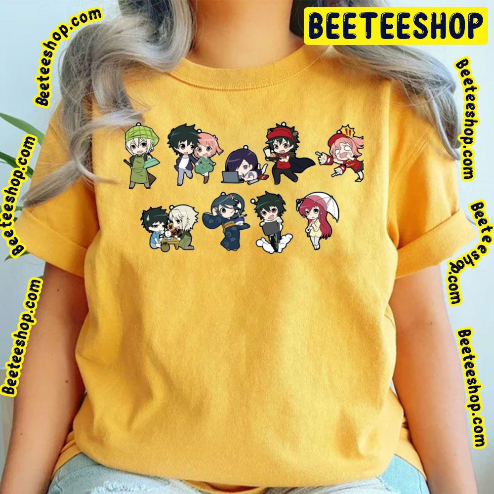 The Devil Is A Part Timer Chibi Characters Trending Unisex T-Shirt The Devil Is A Part Timer Chibi Characters Trending Unisex T-Shirt