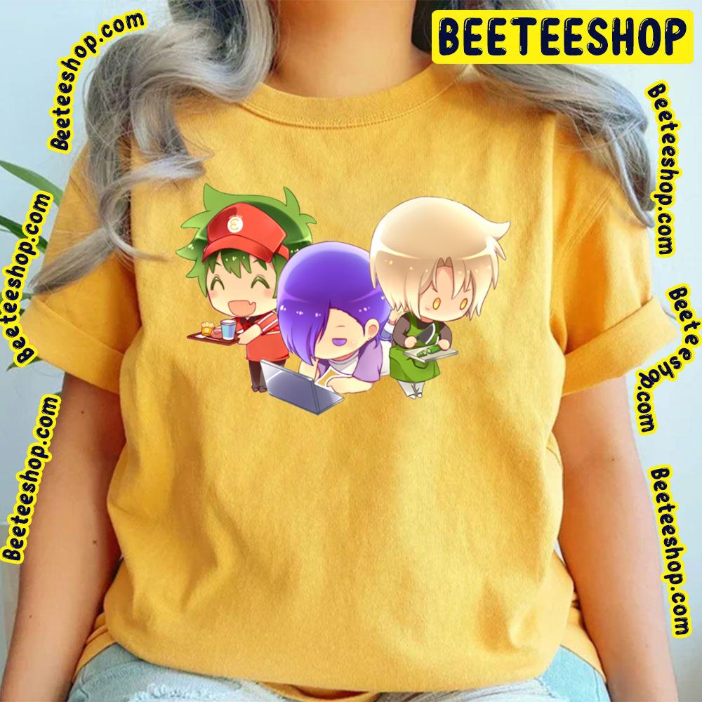 The Devil Is A Part Timer Chibi Trending Unisex T-Shirt The Devil Is A Part Timer Chibi Trending Unisex T-Shirt