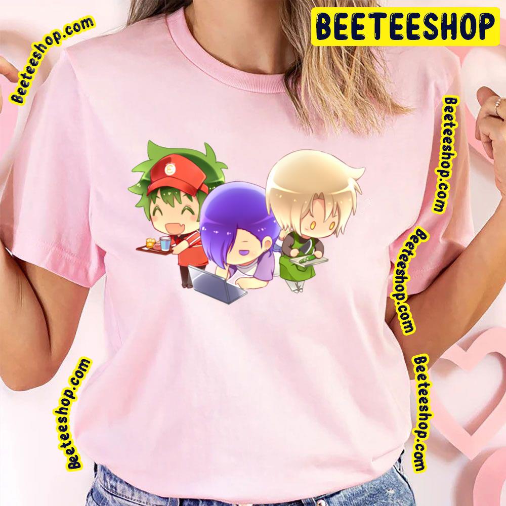 The Devil Is A Part Timer Chibi Trending Unisex T-Shirt The Devil Is A Part Timer Chibi Trending Unisex T-Shirt