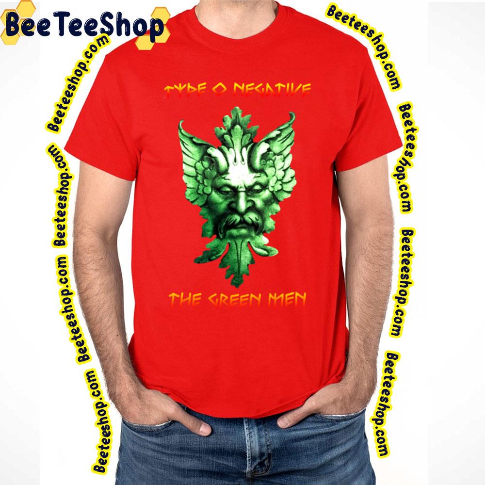 The Green Men Type O Art Negative Trending Unisex T-Shirt The Green Men Type O Art Negative Trending Unisex T-Shirt