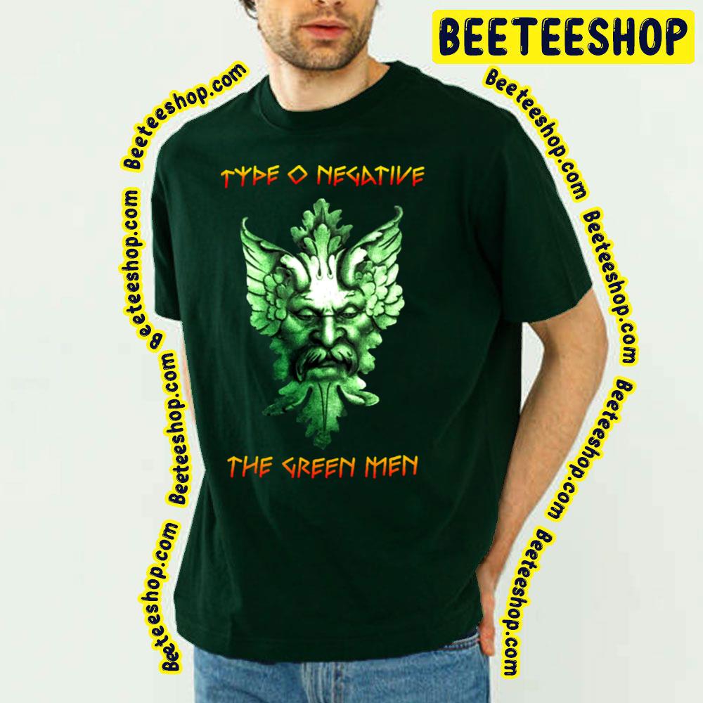 The Green Men Type O Art Negative Trending Unisex T-Shirt The Green Men Type O Art Negative Trending Unisex T-Shirt