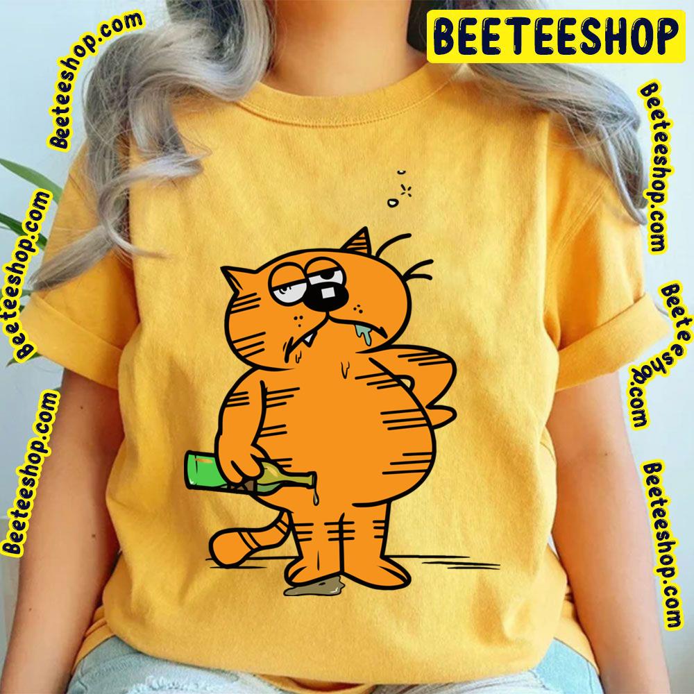 The Other Fat Cat Heathcliff Drunk Trending Unisex T-Shirt The Other Fat Cat Heathcliff Drunk Trending Unisex T-Shirt