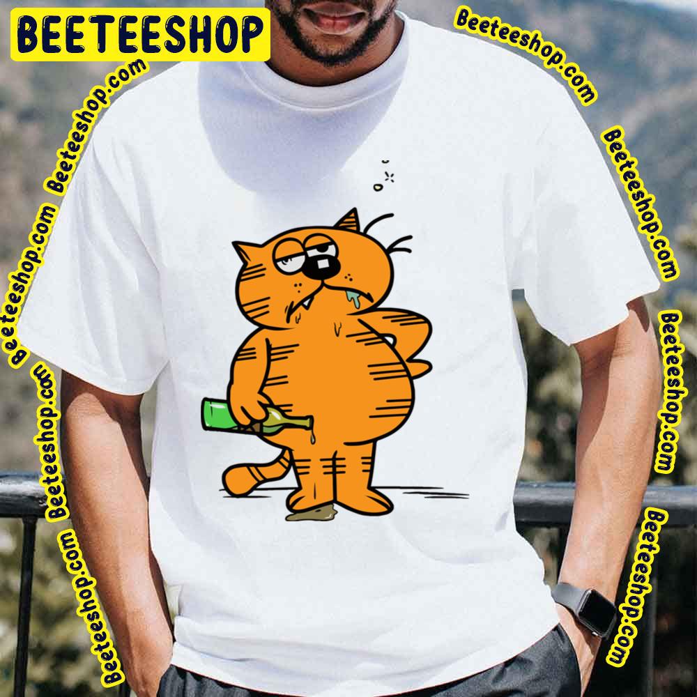 The Other Fat Cat Heathcliff Drunk Trending Unisex T-Shirt The Other Fat Cat Heathcliff Drunk Trending Unisex T-Shirt