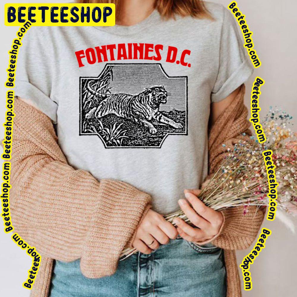 Tiger Art Fontaines Dc Trending Unisex T-Shirt Tiger Art Fontaines Dc Trending Unisex T-Shirt