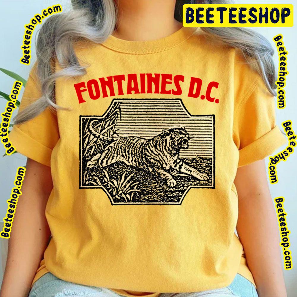 Tiger Art Fontaines Dc Trending Unisex T-Shirt Tiger Art Fontaines Dc Trending Unisex T-Shirt