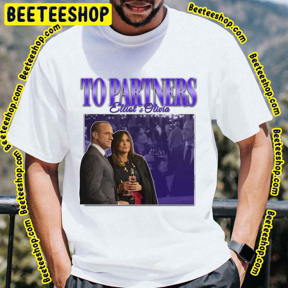 To Partners EO Bensler Olivia Benson Elliot Stabler 90s Inspired Vintage Homage Trending Unisex T-Shirt To Partners EO Bensler Olivia Benson Elliot Stabler 90s Inspired Vintage Homage Trending Unisex T-Shirt