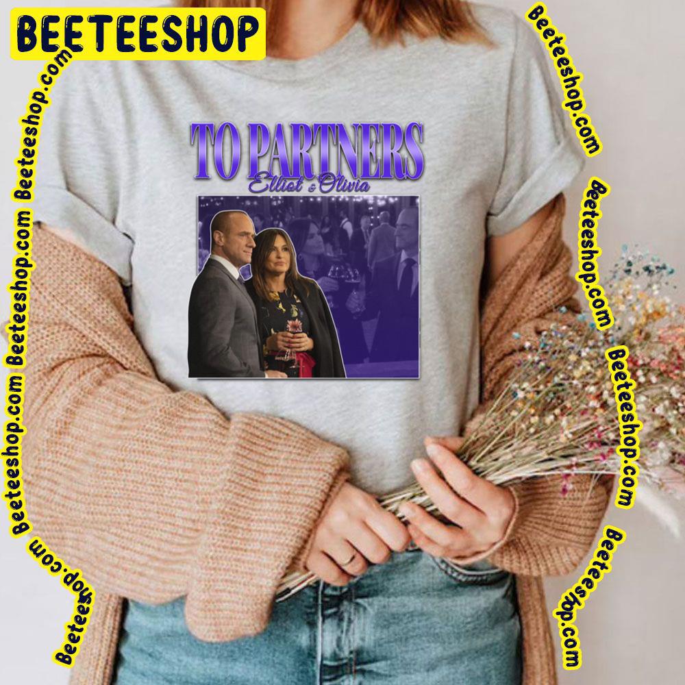 To Partners EO Bensler Olivia Benson Elliot Stabler 90s Inspired Vintage Homage Trending Unisex T-Shirt To Partners EO Bensler Olivia Benson Elliot Stabler 90s Inspired Vintage Homage Trending Unisex T-Shirt