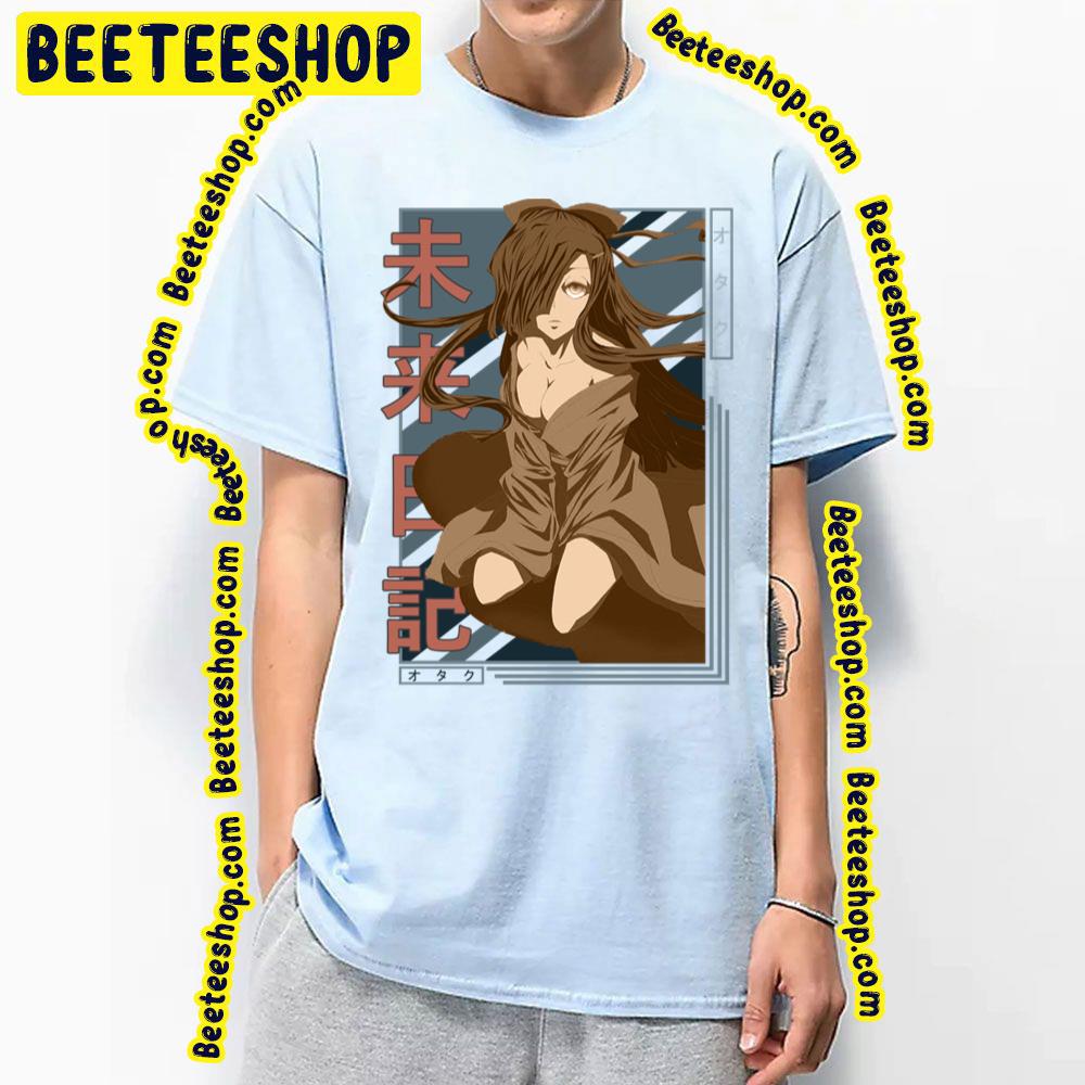 Tsubaki Kasugano Future Diary Mirai Nikki Retro Trending Unisex T-Shirt Tsubaki Kasugano Future Diary Mirai Nikki Retro Trending Unisex T-Shirt