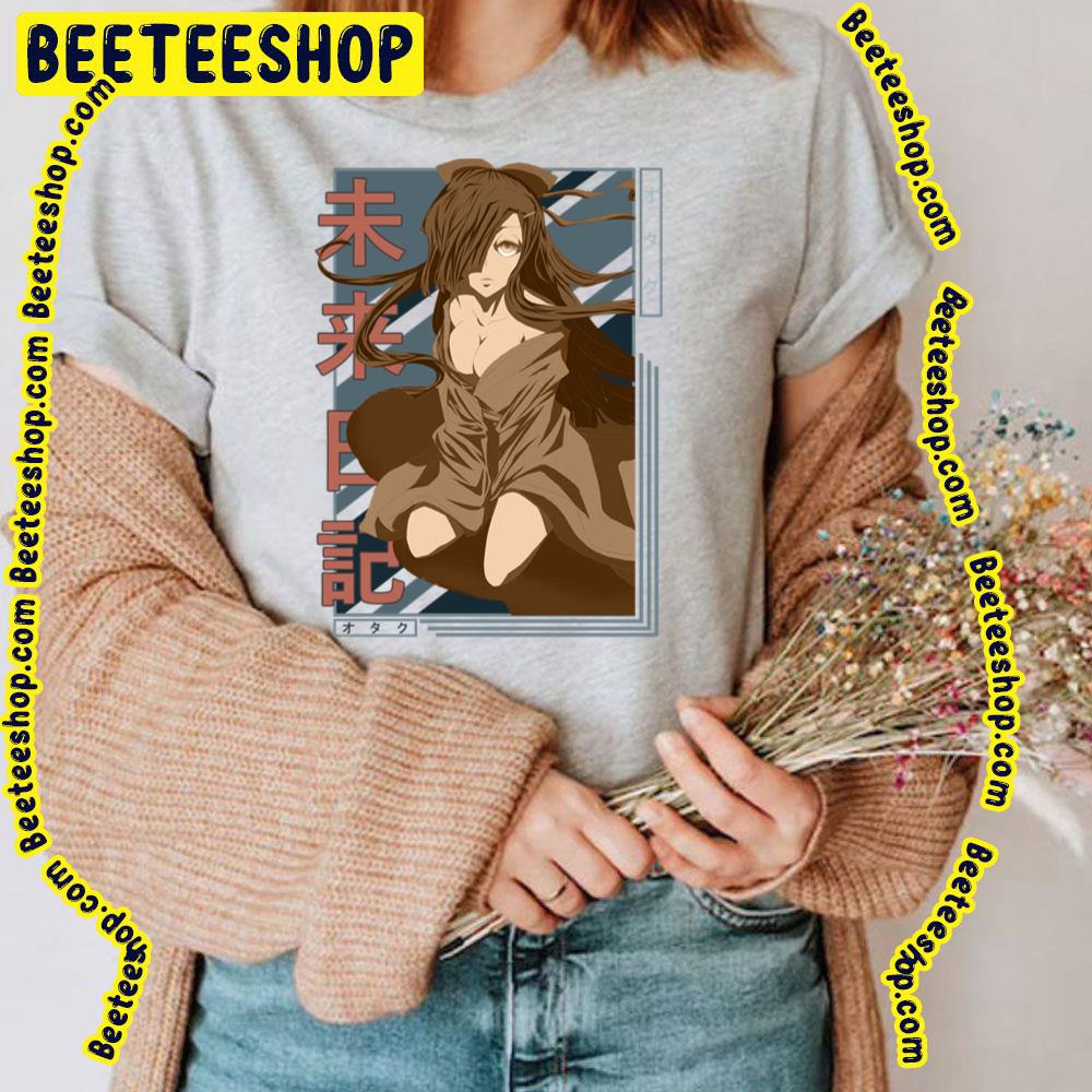 Tsubaki Kasugano Future Diary Mirai Nikki Retro Trending Unisex T-Shirt Tsubaki Kasugano Future Diary Mirai Nikki Retro Trending Unisex T-Shirt