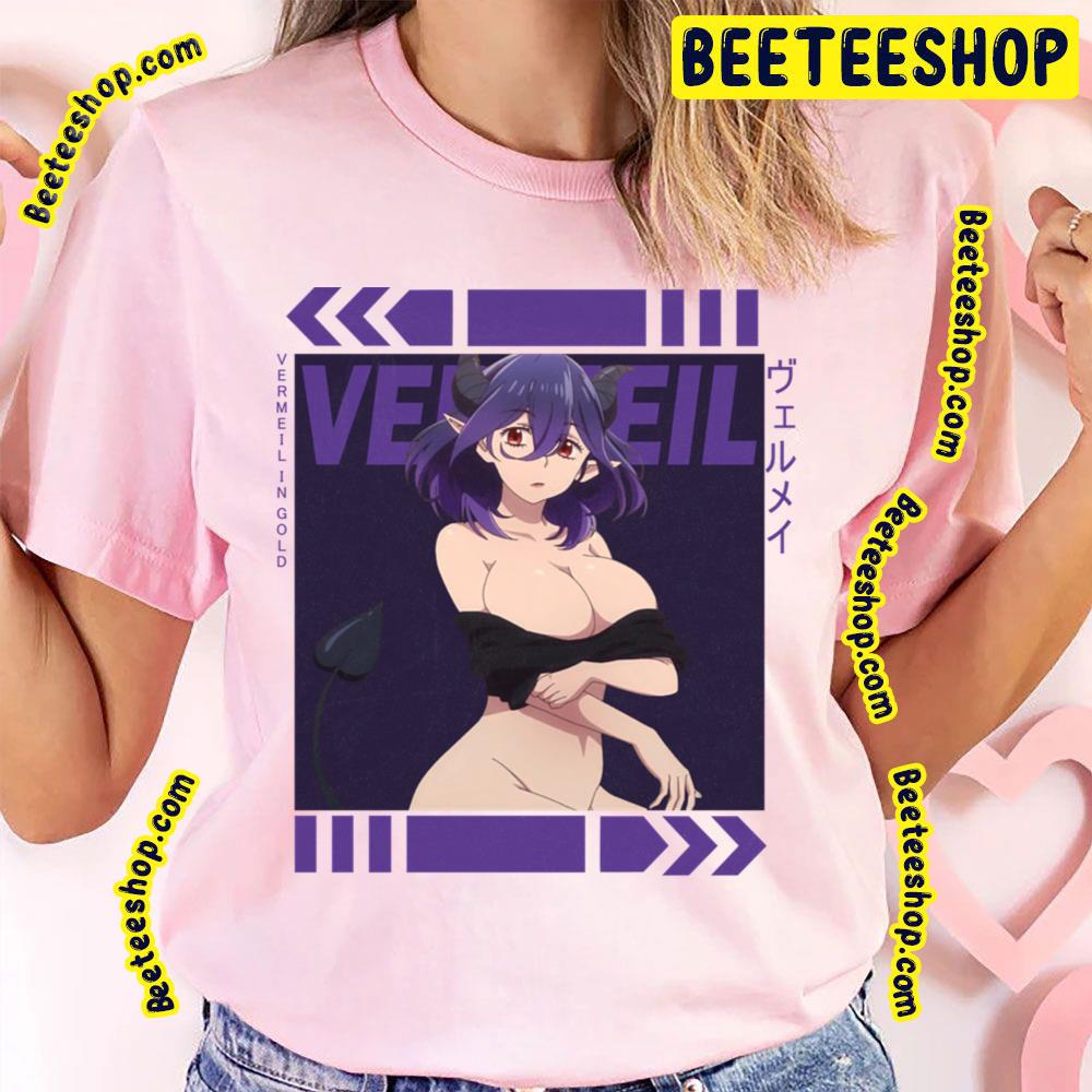 Vermeil In Gold Vermeil Square Design Purple Vintage Trending Unisex T-Shirt Vermeil In Gold Vermeil Square Design Purple Vintage Trending Unisex T-Shirt