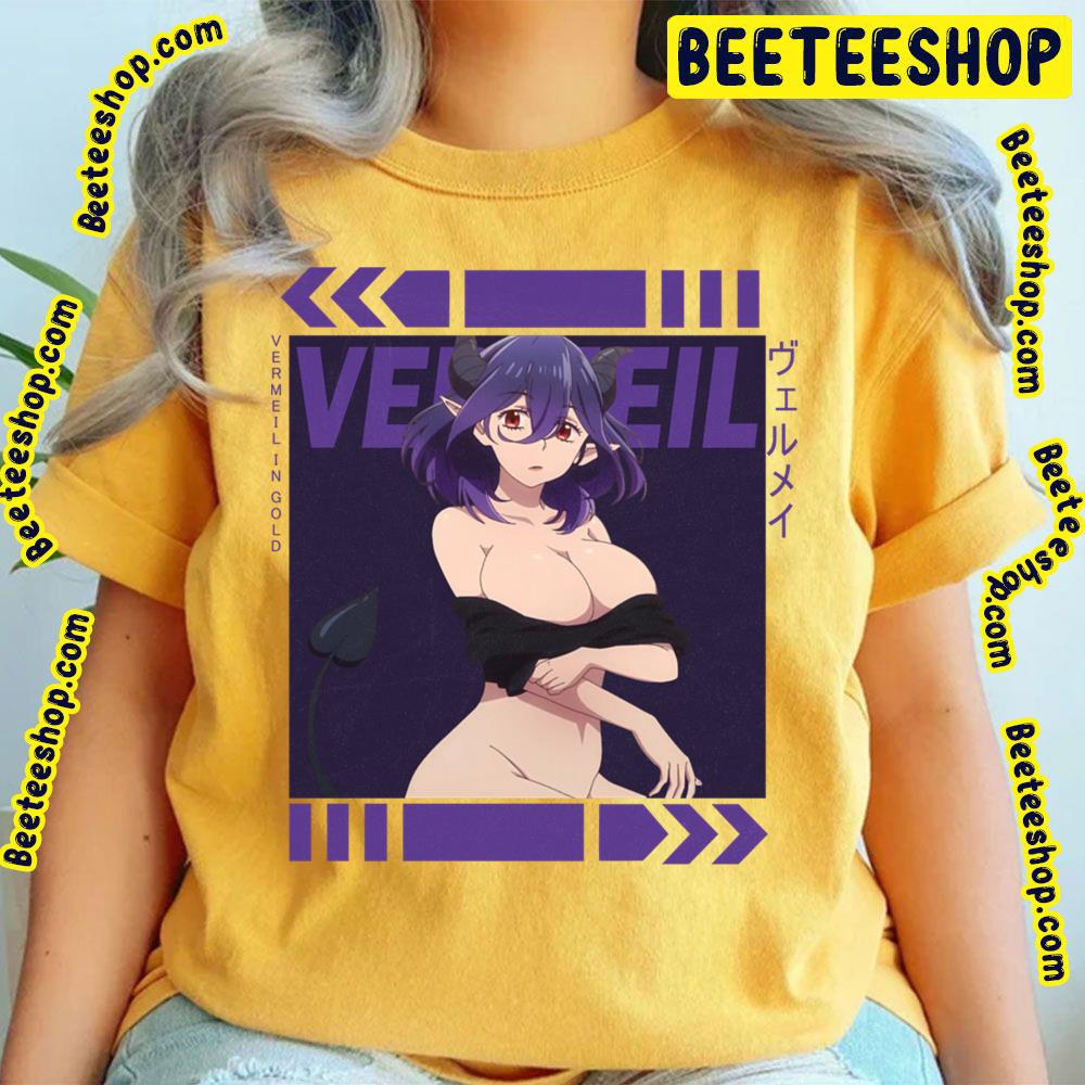 Vermeil In Gold Vermeil Square Design Purple Vintage Trending Unisex T-Shirt Vermeil In Gold Vermeil Square Design Purple Vintage Trending Unisex T-Shirt