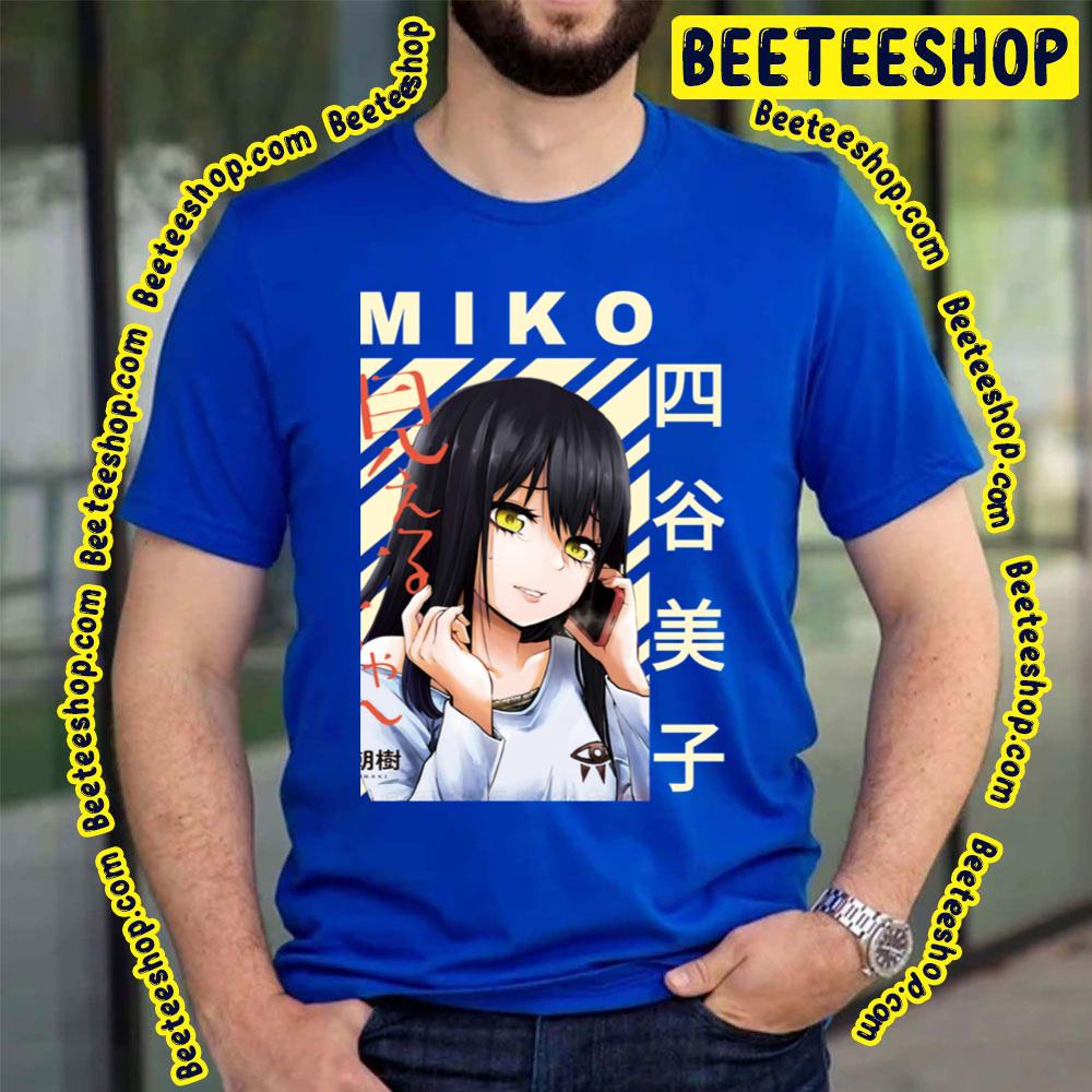 Vintage Miko Yotsuya Mieruko Chan The Girl That Sees Them Trending Unisex T-Shirt Vintage Miko Yotsuya Mieruko Chan The Girl That Sees Them Trending Unisex T-Shirt