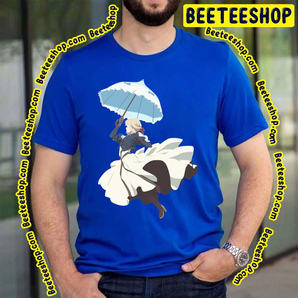 Violet Evergarden Parasol Minimalist Art Trending Unisex T-Shirt Violet Evergarden Parasol Minimalist Art Trending Unisex T-Shirt
