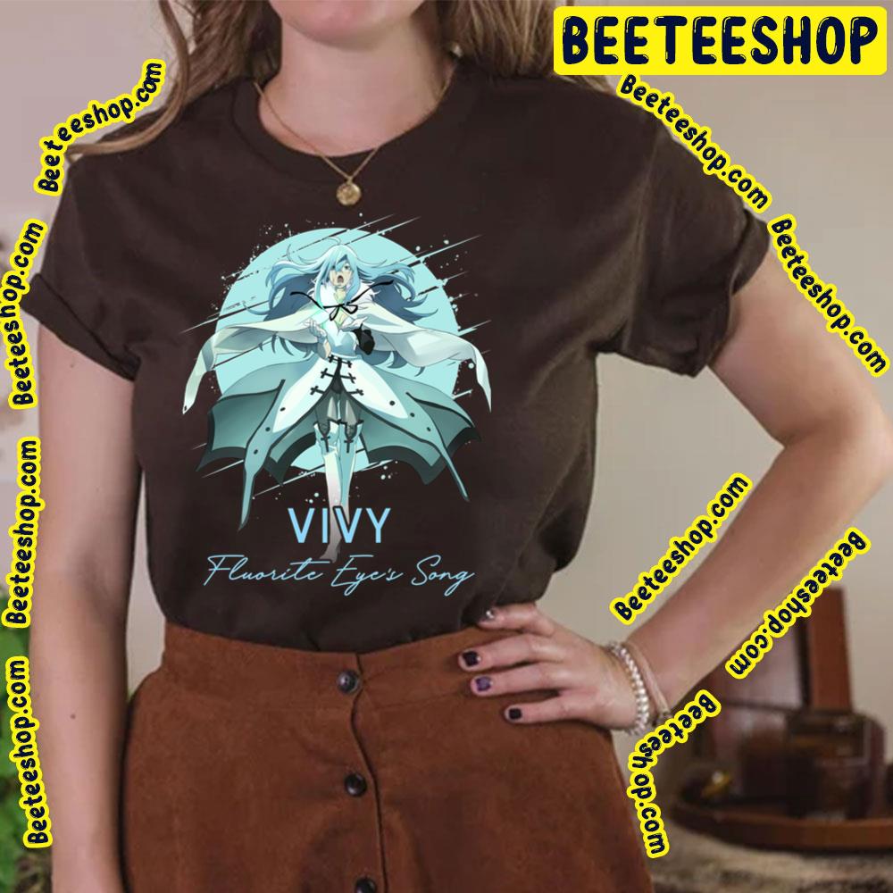 Vivy Fluorite Eye's Song Blue Circle Art Trending Unisex T-Shirt Vivy Fluorite Eye's Song Blue Circle Art Trending Unisex T-Shirt