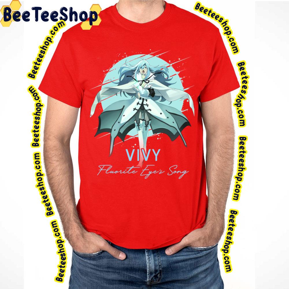 Vivy Fluorite Eye's Song Blue Circle Art Trending Unisex T-Shirt Vivy Fluorite Eye's Song Blue Circle Art Trending Unisex T-Shirt