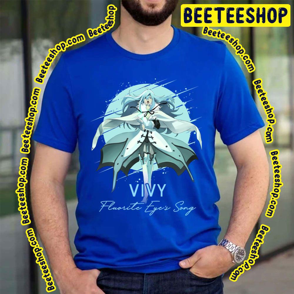 Vivy Fluorite Eye's Song Blue Circle Art Trending Unisex T-Shirt Vivy Fluorite Eye's Song Blue Circle Art Trending Unisex T-Shirt