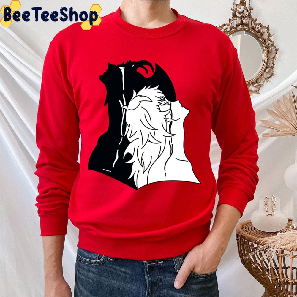 White Black Art Devilman Crybaby Trending Unisex T-Shirt White Black Art Devilman Crybaby Trending Unisex T-Shirt