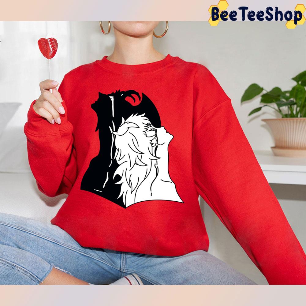 White Black Art Devilman Crybaby Trending Unisex T-Shirt White Black Art Devilman Crybaby Trending Unisex T-Shirt