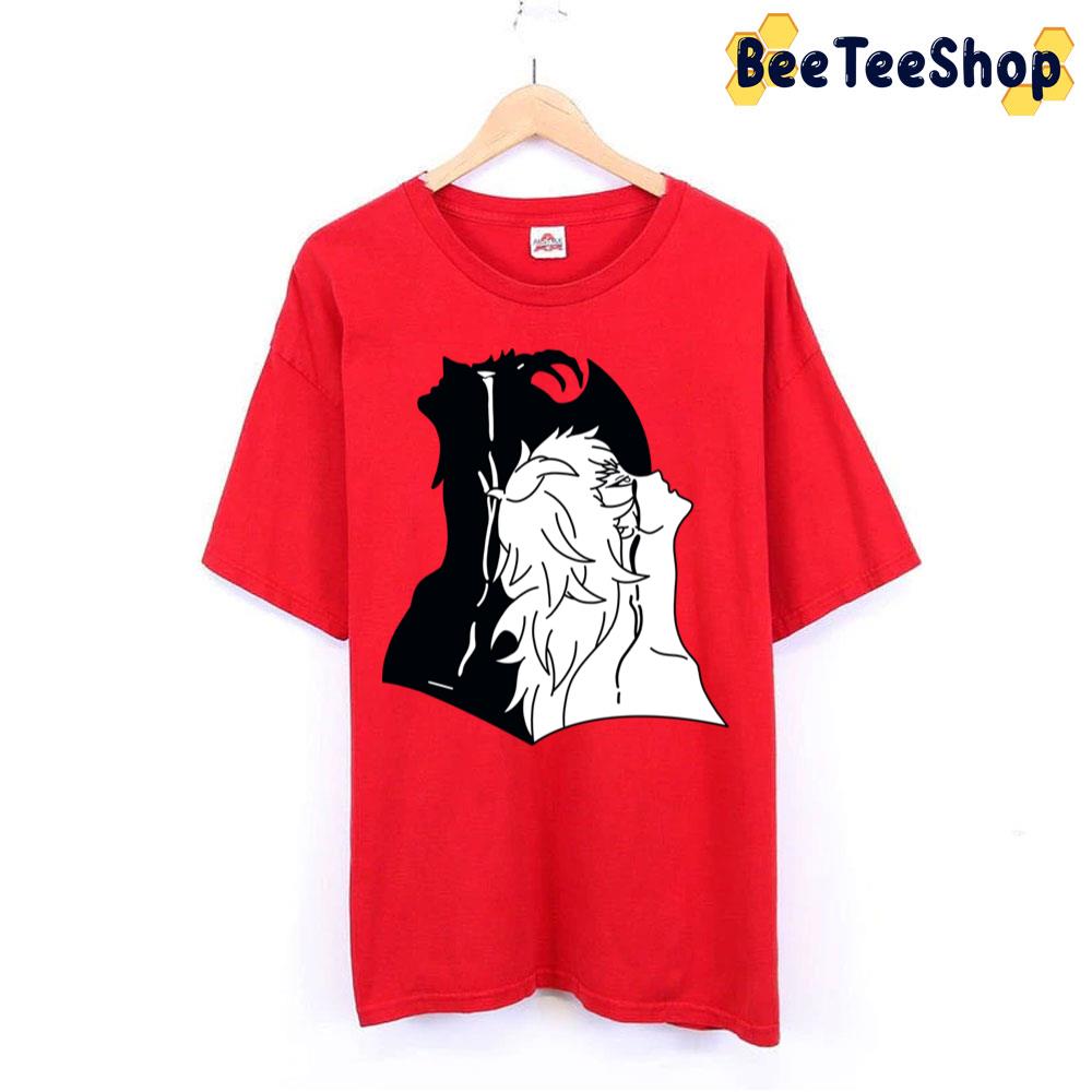 White Black Art Devilman Crybaby Trending Unisex T-Shirt White Black Art Devilman Crybaby Trending Unisex T-Shirt