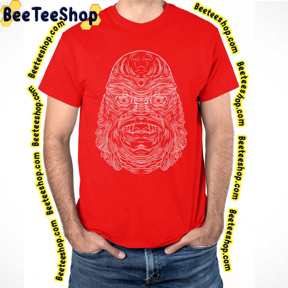 White Line Art Blargh Lagoon Trending Unisex T-Shirt White Line Art Blargh Lagoon Trending Unisex T-Shirt