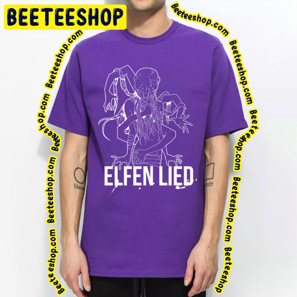 White Line Art Elfen Lied Trending Unisex T-Shirt White Line Art Elfen Lied Trending Unisex T-Shirt