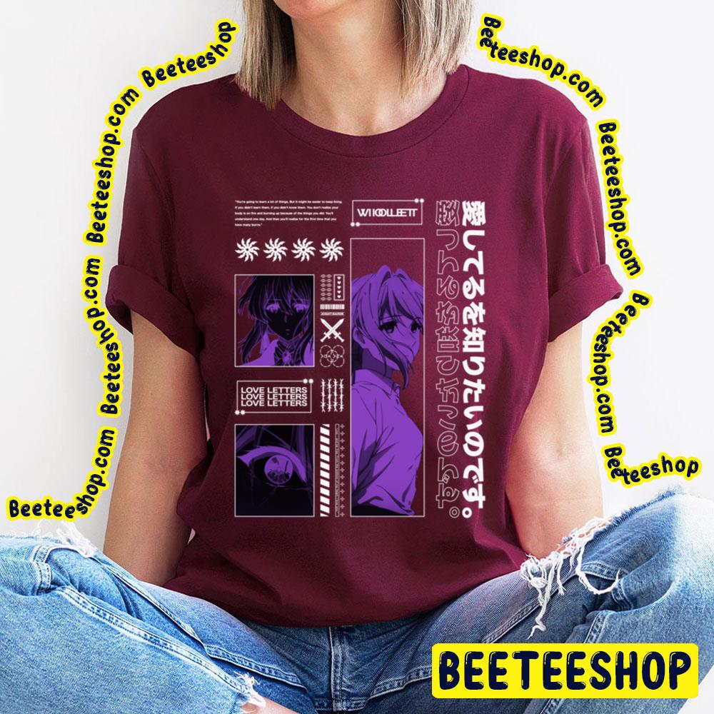 White Purple Art Violet Evergarden Trending Unisex T-Shirt White Purple Art Violet Evergarden Trending Unisex T-Shirt