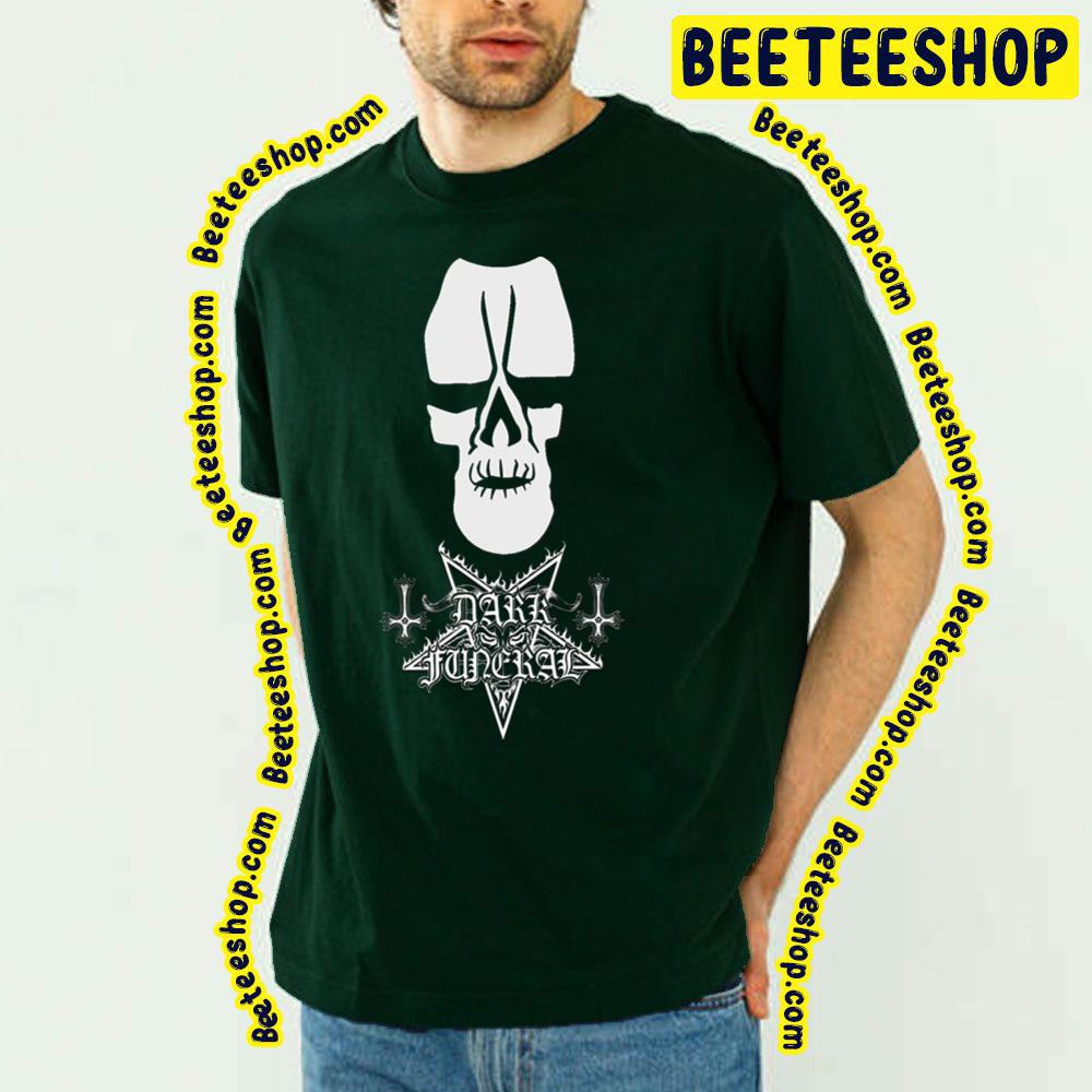 White Skull Dark Funeral Trending Unisex T-Shirt White Skull Dark Funeral Trending Unisex T-Shirt