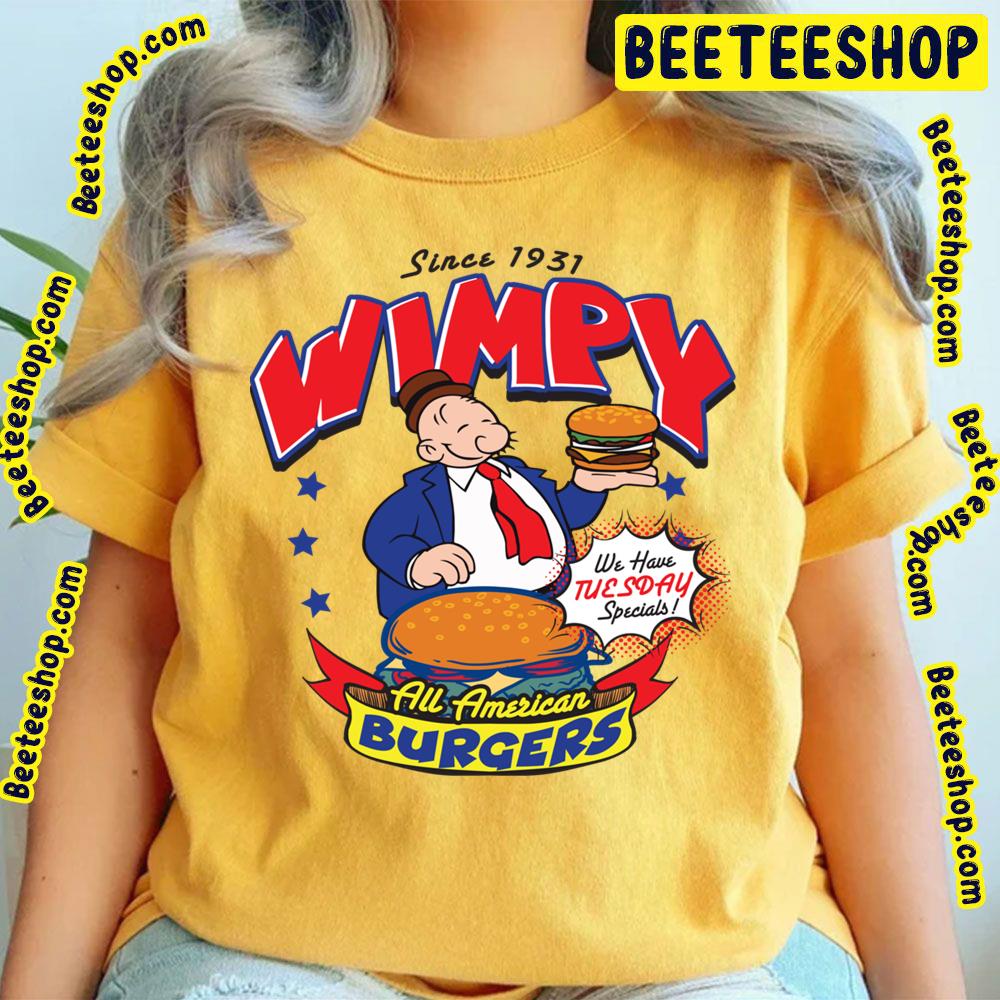 Wimpy Burgerall American Trending Unisex T-Shirt Wimpy Burgerall American Trending Unisex T-Shirt