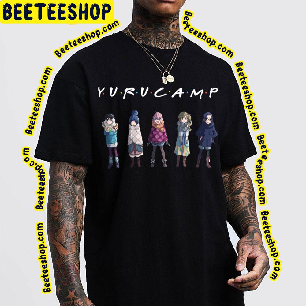 Yuru Camp Friends Font Trending Unisex T-Shirt Yuru Camp Friends Font Trending Unisex T-Shirt