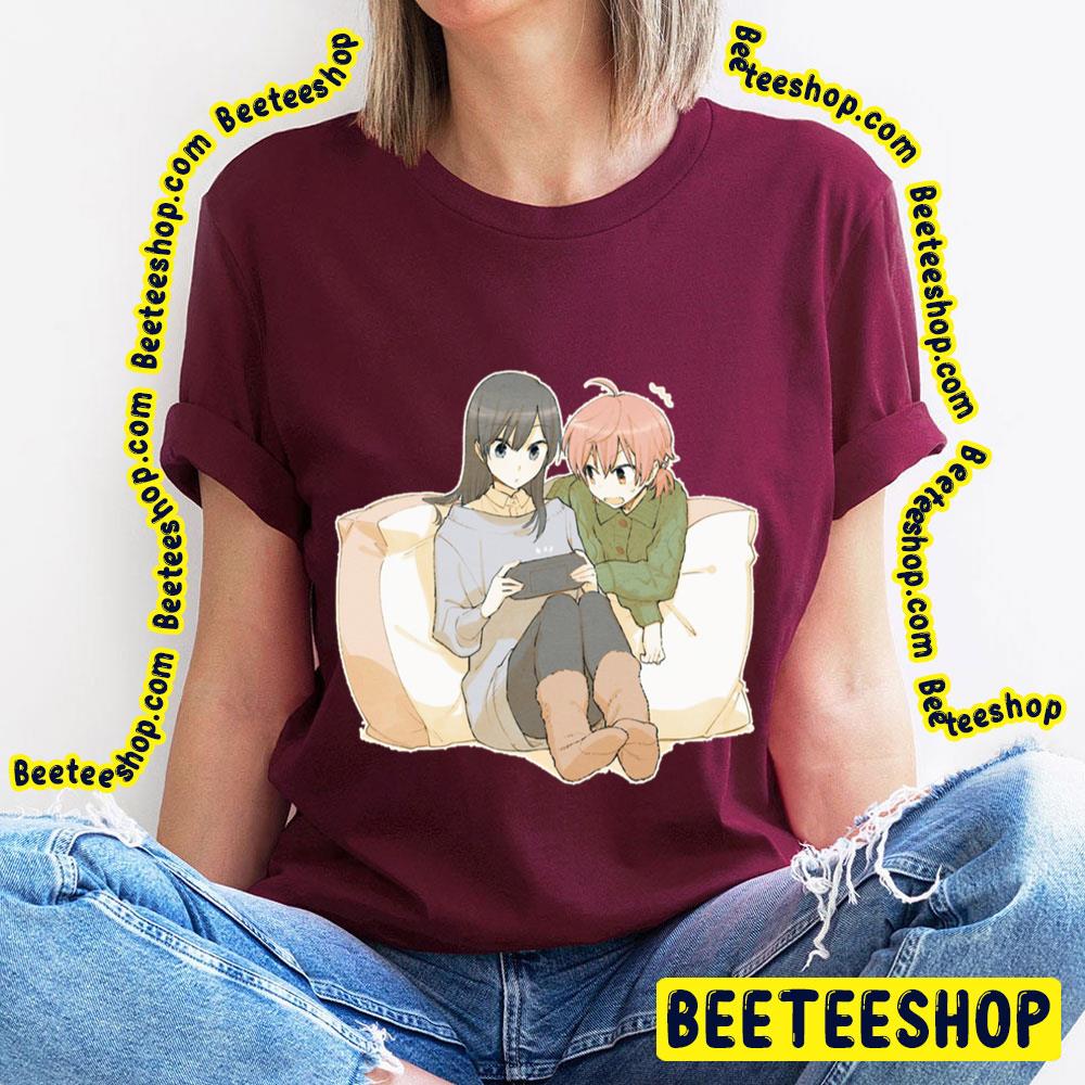 Yuu & Nanami Playing With A Psp Bloom Into You Trending Unisex T-Shirt Yuu & Nanami Playing With A Psp Bloom Into You Trending Unisex T-Shirt