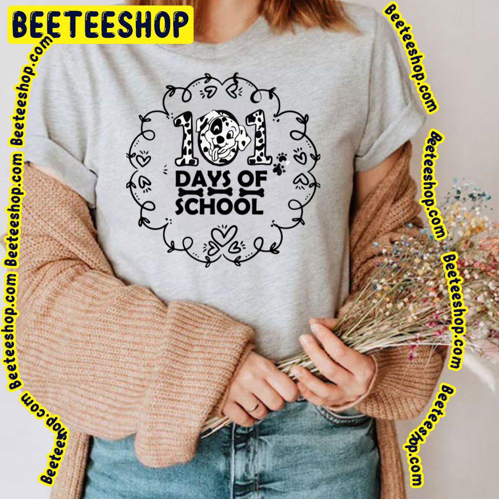 101 Days Of School Funny Dalmatian Dog Trending Unisex T-Shirt 101 Days Of School Funny Dalmatian Dog Trending Unisex T-Shirt