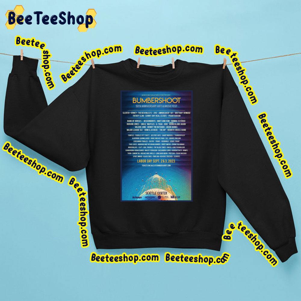 2023 Bumbershoot 50th Anniversary Arts Music Festival Trending Unisex Sweatshirt 2023 Bumbershoot 50th Anniversary Arts Music Festival Trending Unisex Sweatshirt