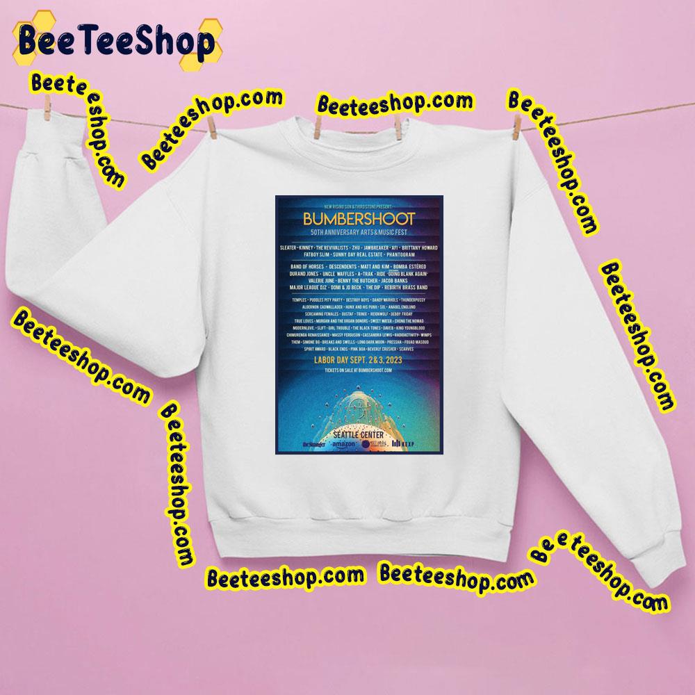 2023 Bumbershoot 50th Anniversary Arts Music Festival Trending Unisex Sweatshirt 2023 Bumbershoot 50th Anniversary Arts Music Festival Trending Unisex Sweatshirt