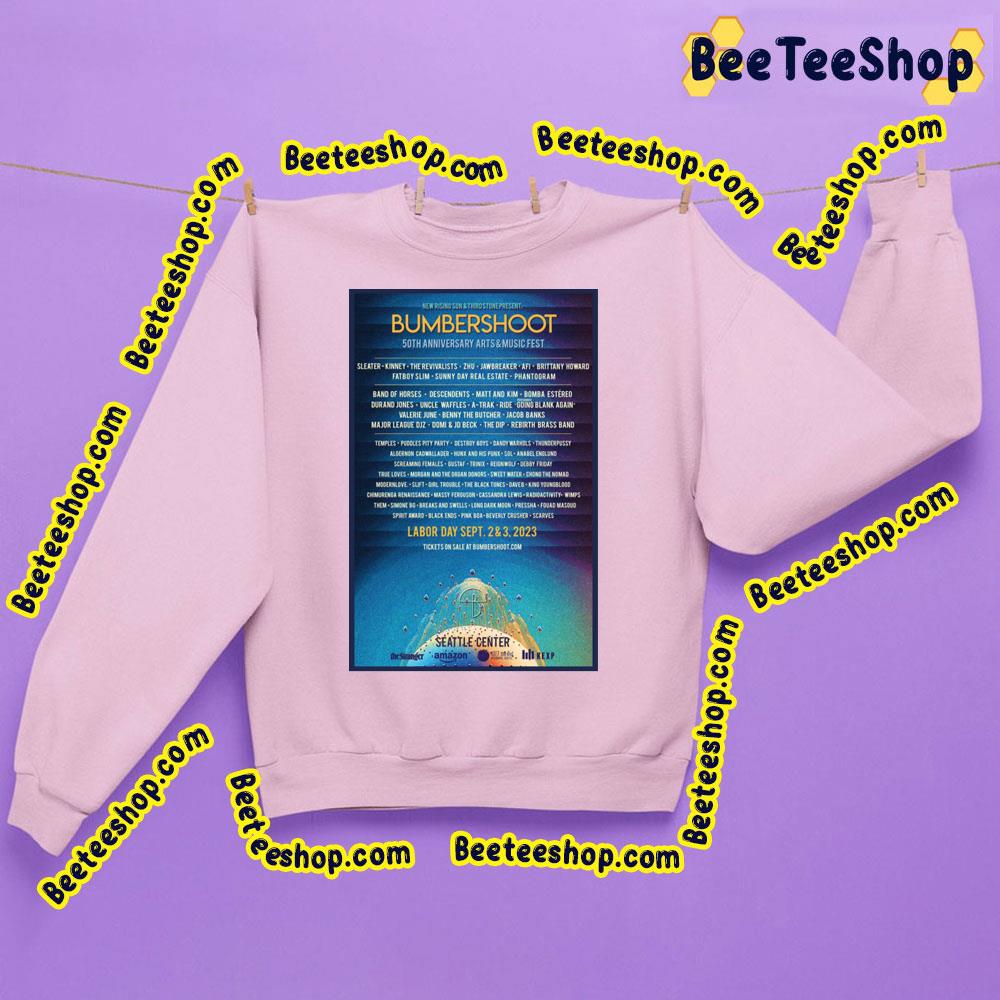 2023 Bumbershoot 50th Anniversary Arts Music Festival Trending Unisex Sweatshirt 2023 Bumbershoot 50th Anniversary Arts Music Festival Trending Unisex Sweatshirt