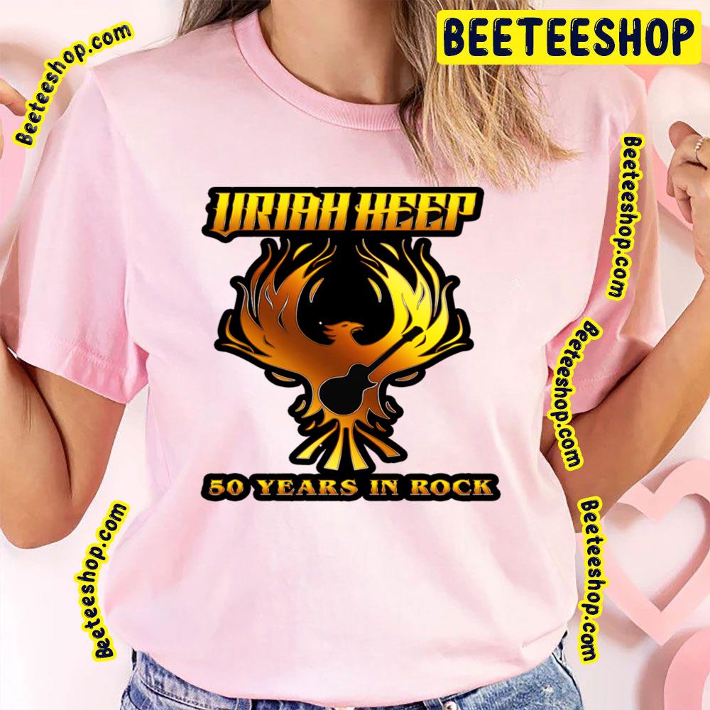 50 Years In Rock Uriah Heep Trending Unisex T-Shirt 50 Years In Rock Uriah Heep Trending Unisex T-Shirt
