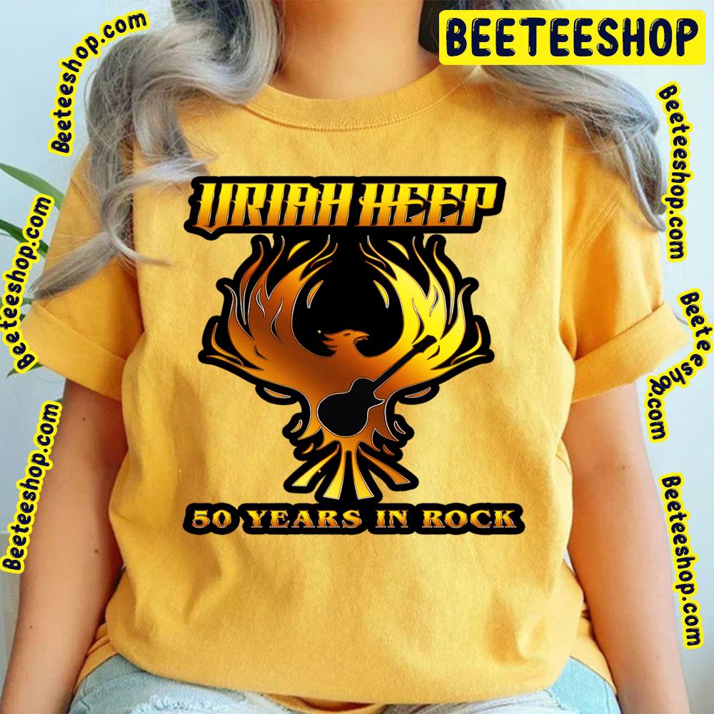 50 Years In Rock Uriah Heep Trending Unisex T-Shirt 50 Years In Rock Uriah Heep Trending Unisex T-Shirt