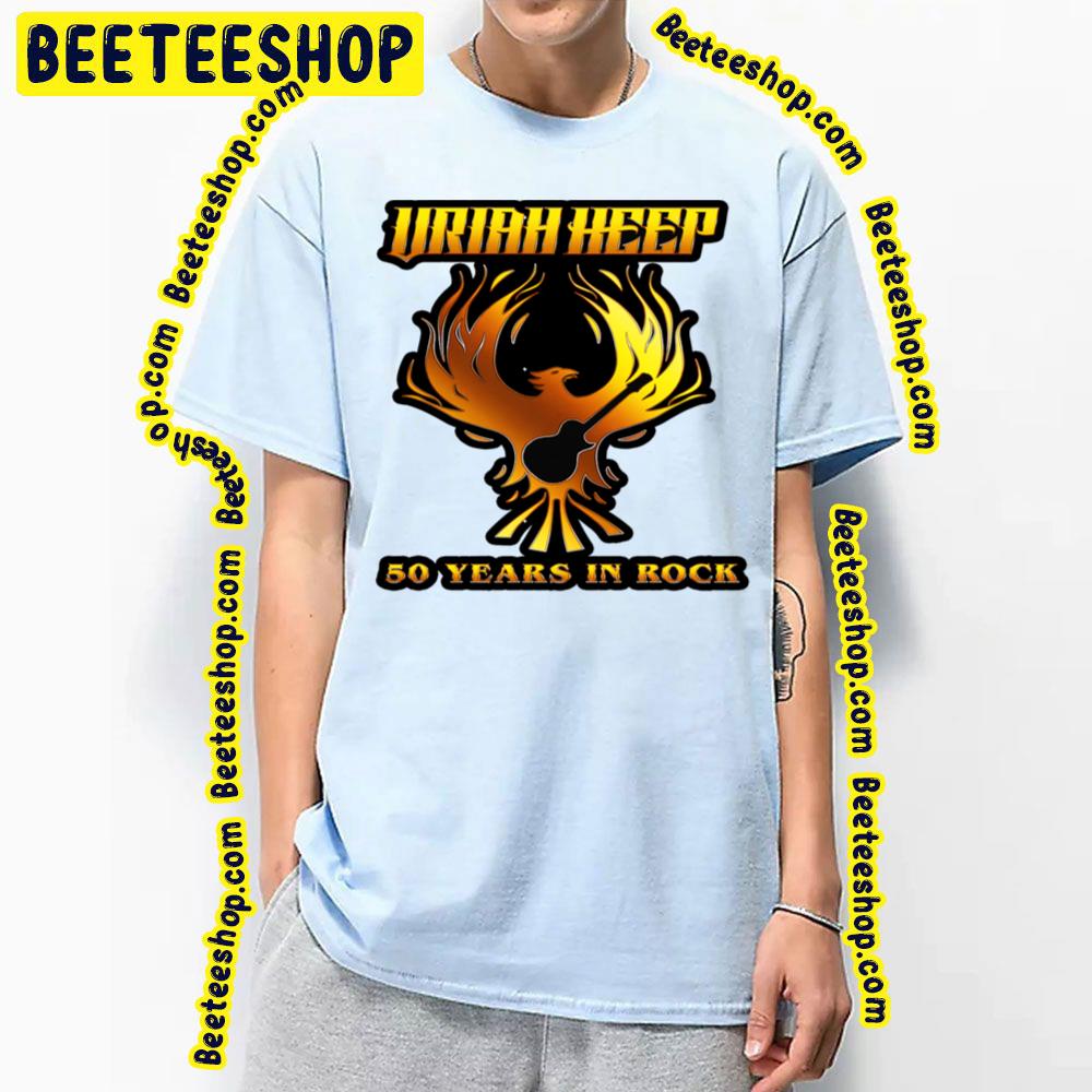 50 Years In Rock Uriah Heep Trending Unisex T-Shirt 50 Years In Rock Uriah Heep Trending Unisex T-Shirt