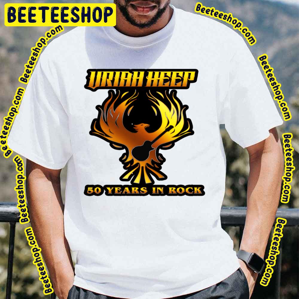 50 Years In Rock Uriah Heep Trending Unisex T-Shirt 50 Years In Rock Uriah Heep Trending Unisex T-Shirt