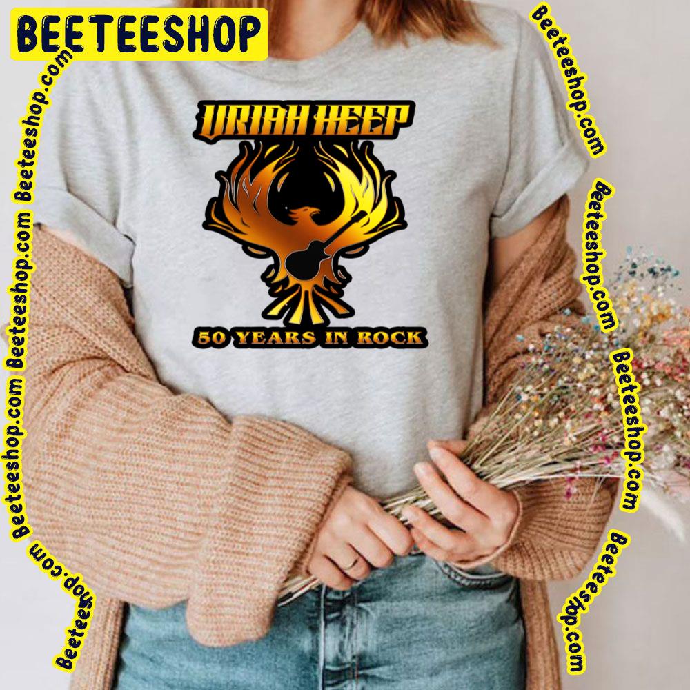 50 Years In Rock Uriah Heep Trending Unisex T-Shirt 50 Years In Rock Uriah Heep Trending Unisex T-Shirt