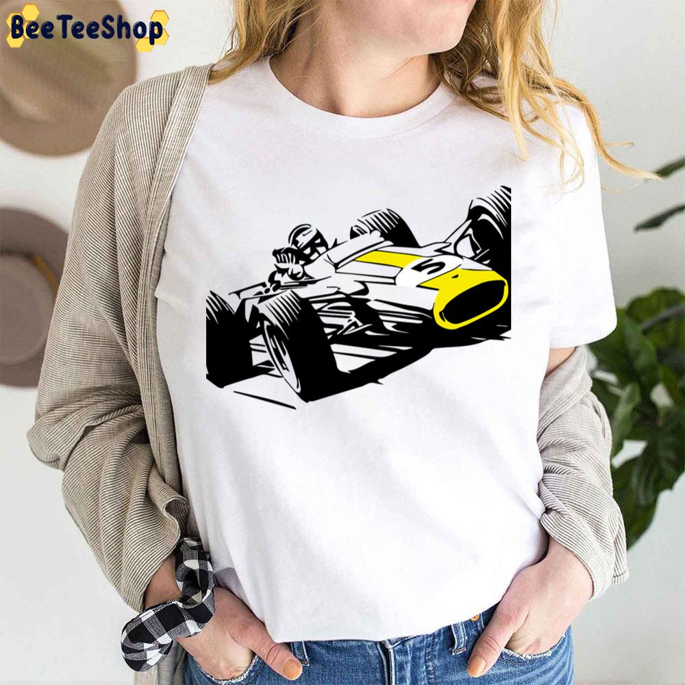 60s Formula One Car On White Trending Unisex T-Shirt 60s Formula One Car On White Trending Unisex T-Shirt