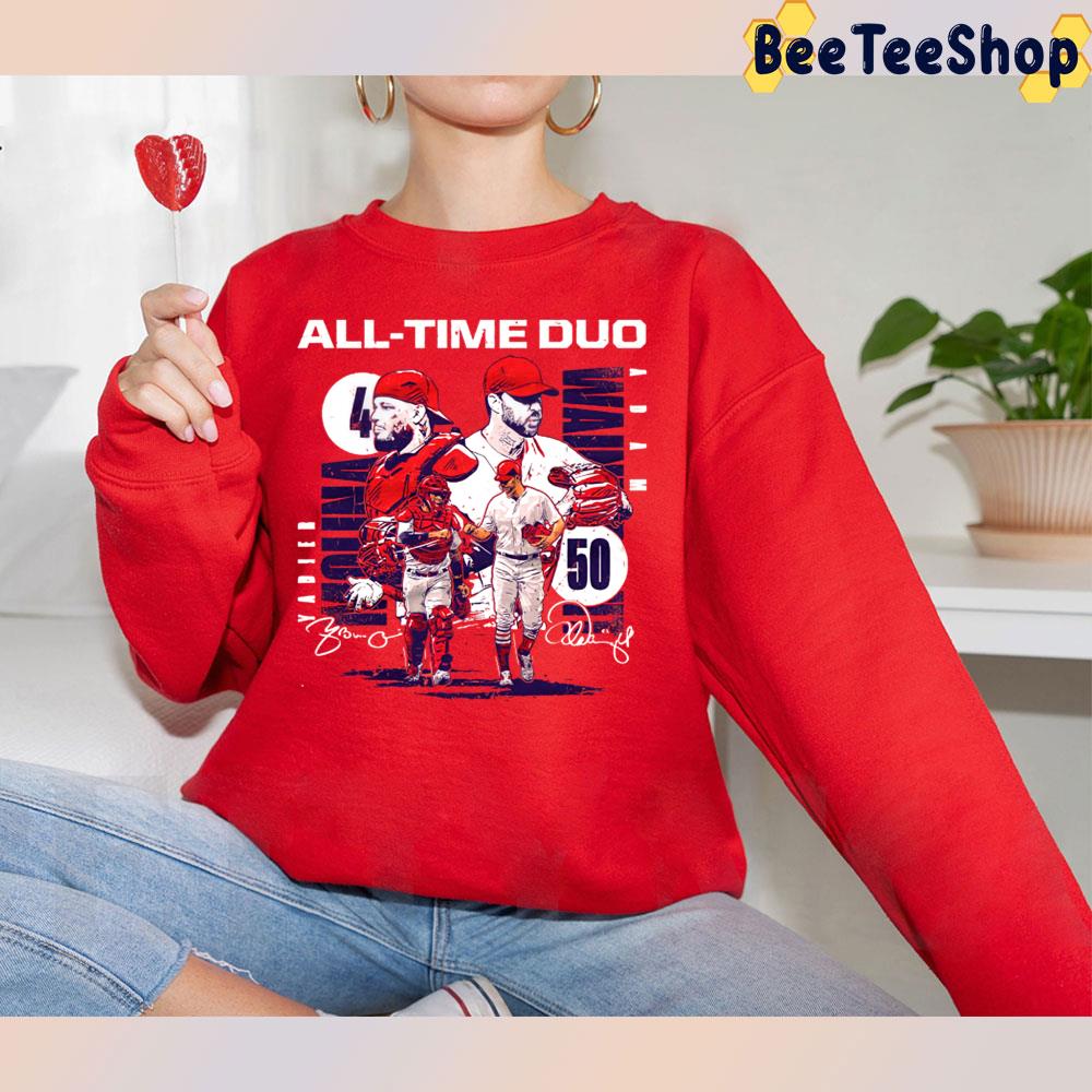 All Time Duo Molina And Wainwright Baseball Trending Unisex T-Shirt All Time Duo Molina And Wainwright Baseball Trending Unisex T-Shirt