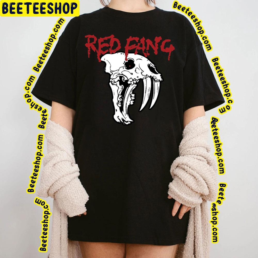Animal Skull Red Fang Trending Unisex T-Shirt Animal Skull Red Fang Trending Unisex T-Shirt