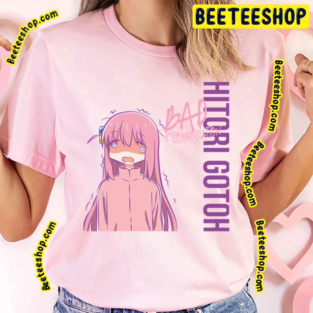 Bad Comunication Pastel Version Hitori Gotoh Bocchi The Rock! Trending Unisex T-Shirt Bad Comunication Pastel Version Hitori Gotoh Bocchi The Rock! Trending Unisex T-Shirt