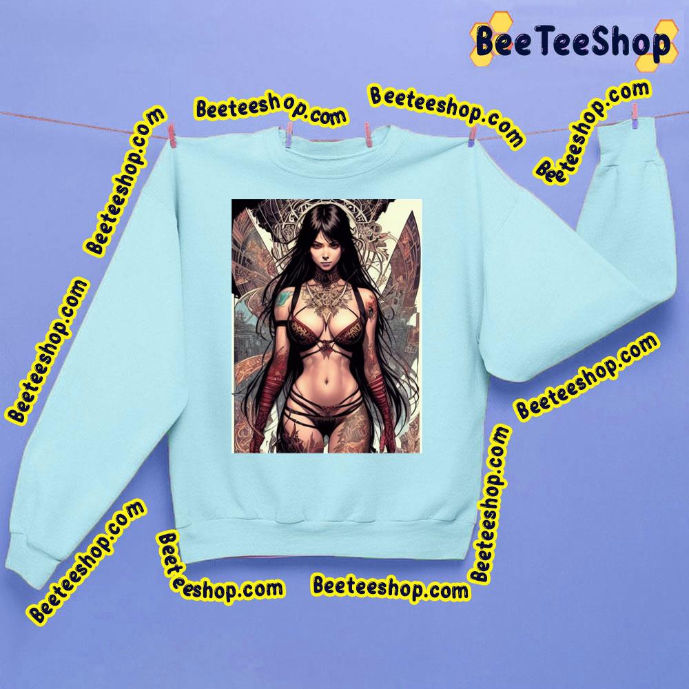 Badass Female Character Trending Unisex Sweatshirt Badass Female Character Trending Unisex Sweatshirt