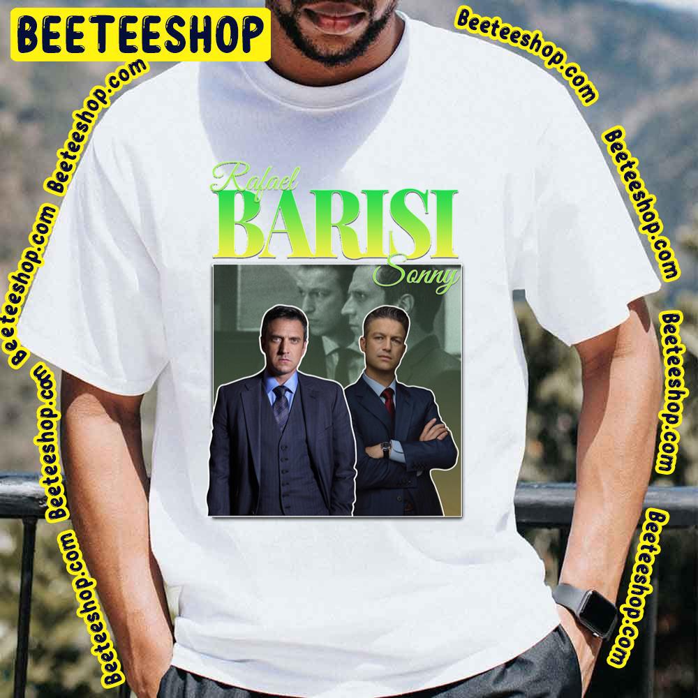 Barisi Sonny Carisi Rafael Barba 90s Inspired Vintage Homage Trending Unisex T-Shirt Barisi Sonny Carisi Rafael Barba 90s Inspired Vintage Homage Trending Unisex T-Shirt