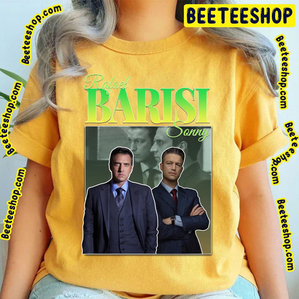 Barisi Sonny Carisi Rafael Barba 90s Inspired Vintage Homage Trending Unisex T-Shirt Barisi Sonny Carisi Rafael Barba 90s Inspired Vintage Homage Trending Unisex T-Shirt